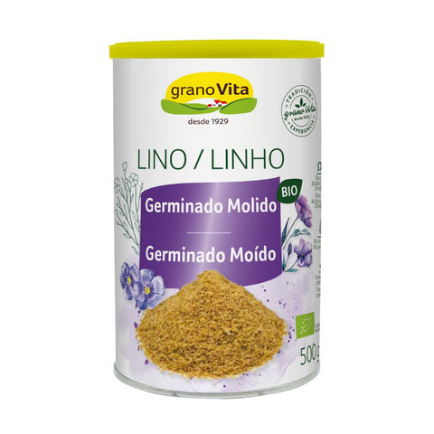 Lino Dorado Germinado Molido Granovita 500g