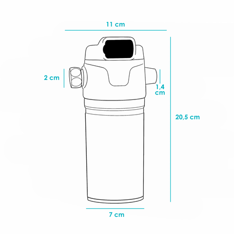 Filtro de Ducha Recambiable - 50.000 litros