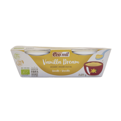 Ecomil Postre vanilla dream ecológico 2×125 g