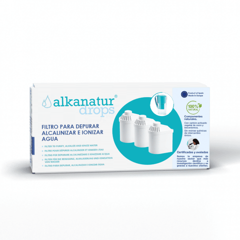 Filtros Jarra Alkanatur Drops - Pack de 3