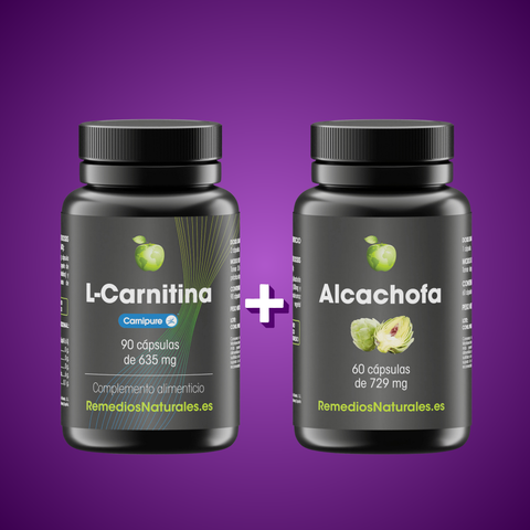Pack Adelgazante: L-Carnitina Carnipure® + Cápsulas de Alcachofa