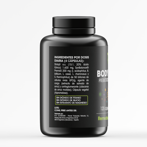 Body Biotic - Ácido Fúlvico y Probioticos - 120 cápsulas