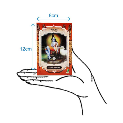 Henna Tatuaje Natural Radhe Shyam