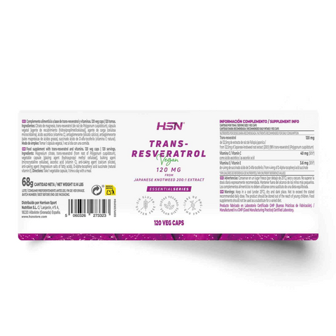 Trans-Resveratrol HSN 120mg