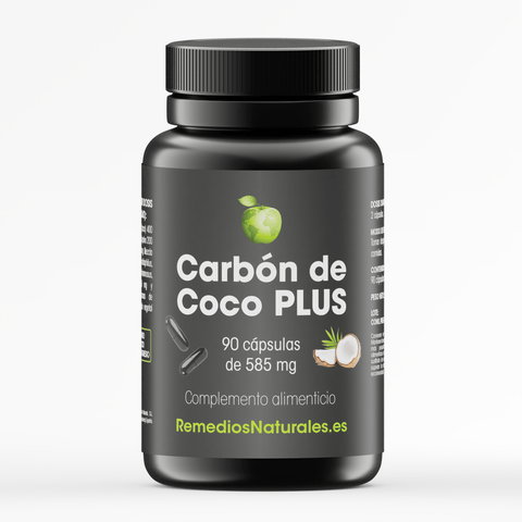 Carbón Vegetal de Coco PLUS - 90 Cápsulas