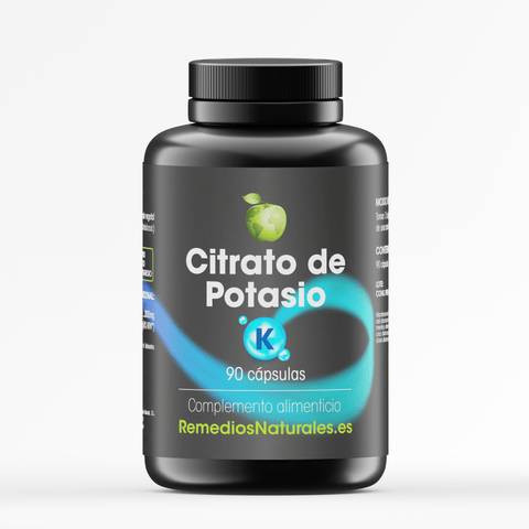 Citrato de Potasio - 90 cápsulas - Equilibrio electrolito y salud cardiovascular