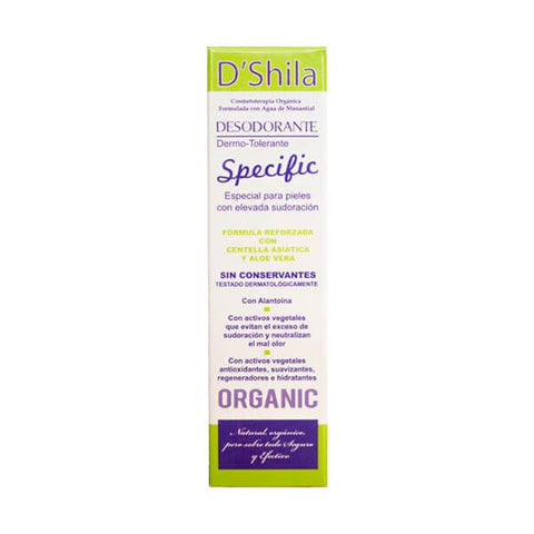Desodorante D'shila Specific 50 ml.