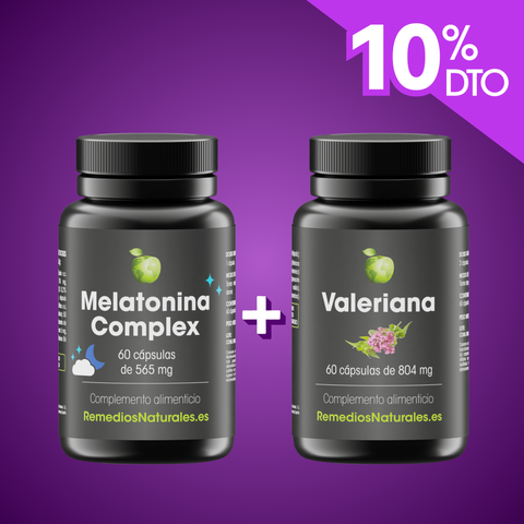 Pack Descanso: Melatonina + Valeriana