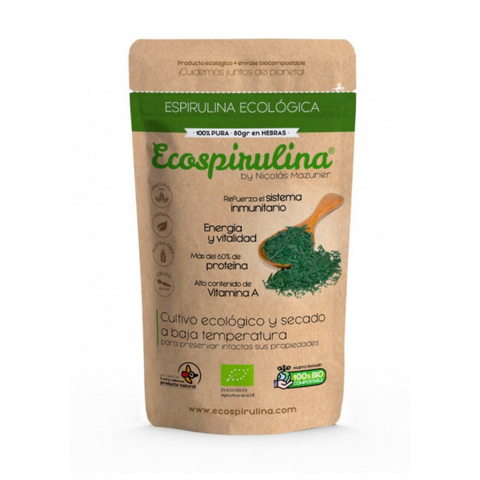 Espirulina en Fideos 80g - Ecospirulina