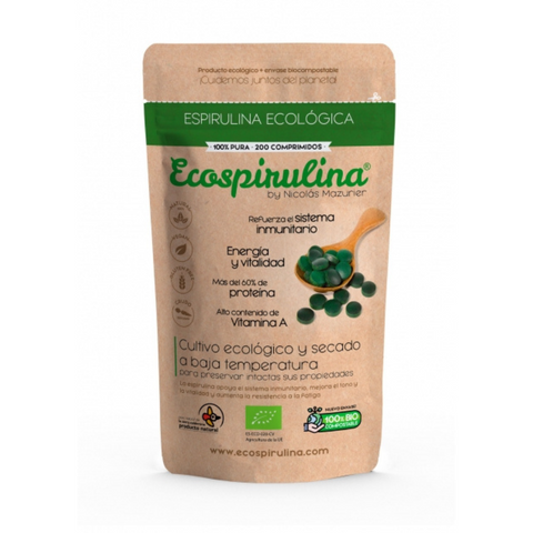 Espirulina 200 Comprimidos - Ecospirulina