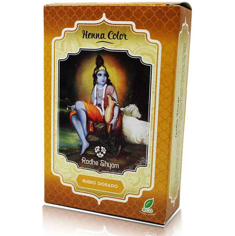 Henna Color Golden Blonde Organic Dye Radhe Shyam