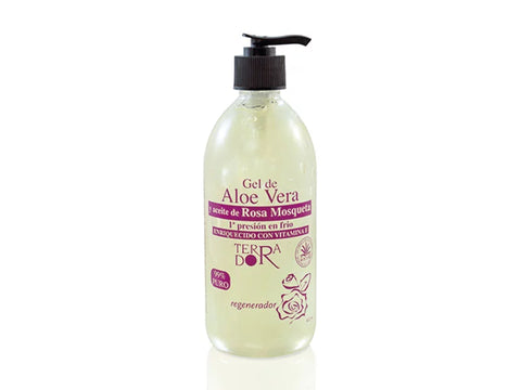 Aloe Vera Gel and Rosehip Oil 500ml