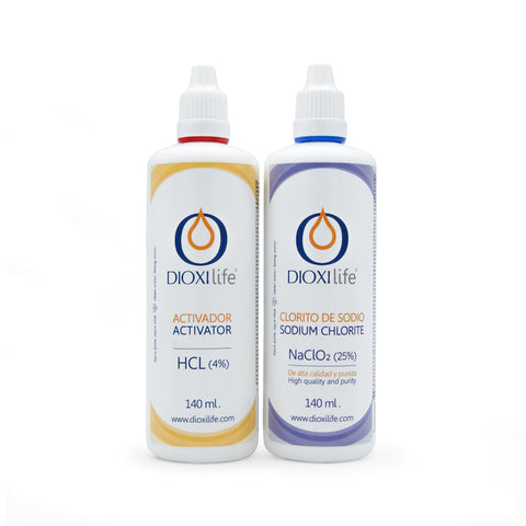 Kit Clorito de Sodio + Activador 140 ml Dioxilife