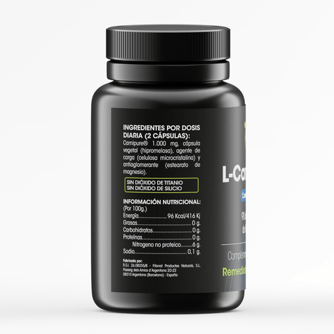 L-Carnitina 650mg - 90 cápsulas