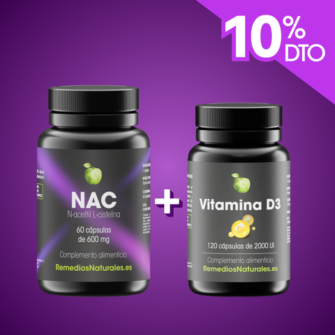 Pack Sistema Inmune: NAC + Vitamina D3