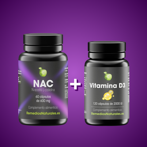 Pack Sistema Inmune: NAC + Vitamina D3