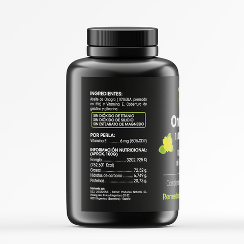 Aceite de Onagra 1000mg con Vitamina E - 100 Perlas