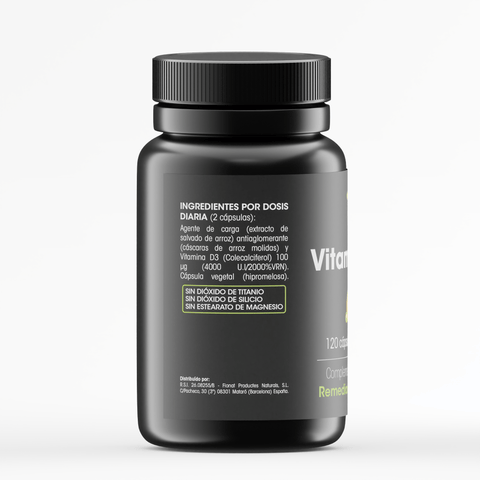 Vitamina D3 - 120 cápsulas de 2.000 UI