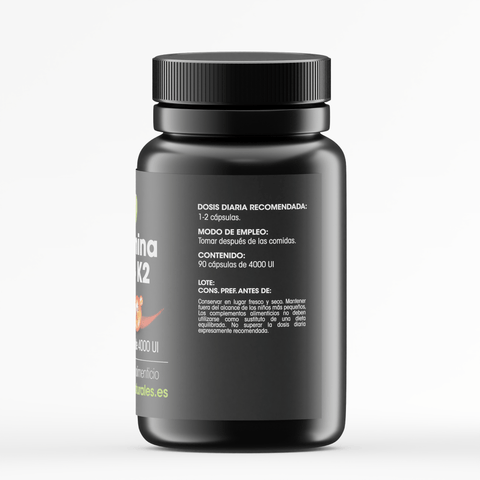 Vitamina D3 + K2 - 90 cápsulas