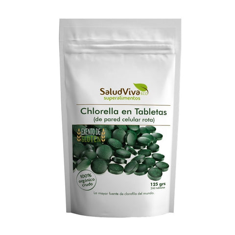 Chorella en tabletas 125g Salud Viva