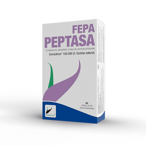 Serrapeptasa 130.000 UI 60cáp. - FEPA