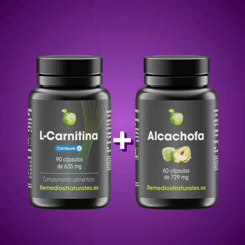 Pack Adelgazante: L-Carnitina Carnipure® + Cápsulas de Alcachofa