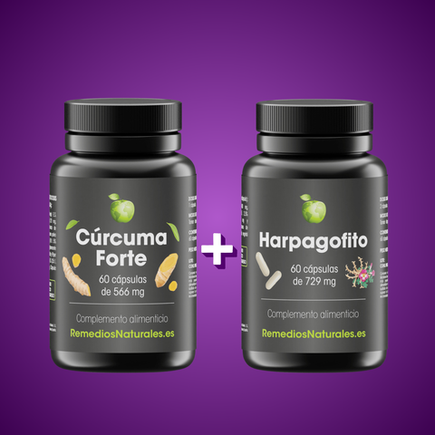 Pack Antiinflamatorio: Cúrcuma Forte + Harpagofito