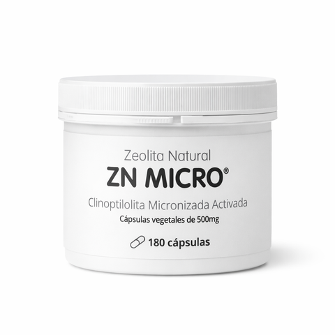 Zeolita Natural 180cáp de 500mg