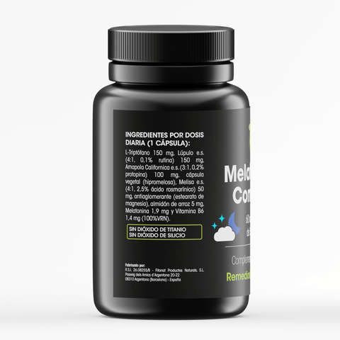 Melatonina Complex - 60 Cápsulas 590 mg