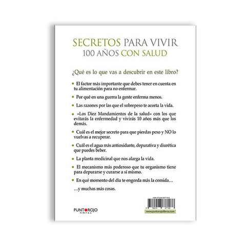 Secretos Para Vivir 100 Años con Salud - Versión en Papel