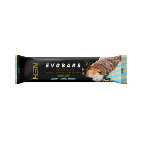 Evobars - Barrita proteica sabor Coco y Caramelo HSN 60g